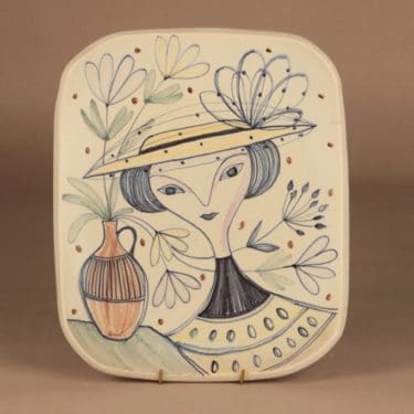 Kupittaan savi seinätaulu suunnittelija Laila Zink