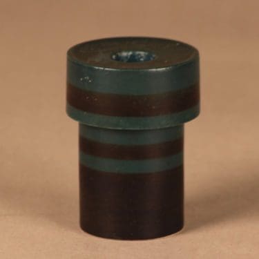 Arabia candle holder, hand-painted designer Gunnel Sallmen