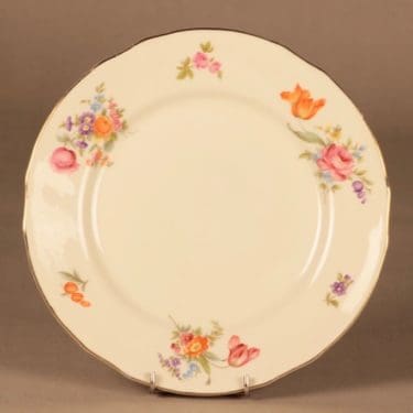 Arabia Kesäkukka lautanen, 23.5 cm, suunnittelija Richter Reinhard, 23.5 cm, kukka