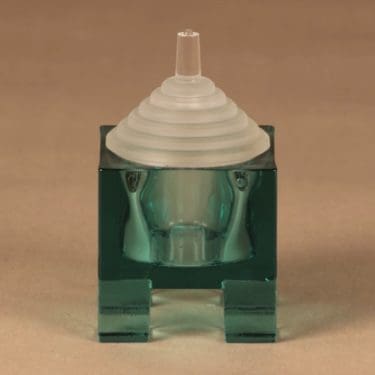 Nuutajärvi taide-esine, signeerattu, suunnittelija Markku Salo, signeerattu, signeerattu, tilaustyö