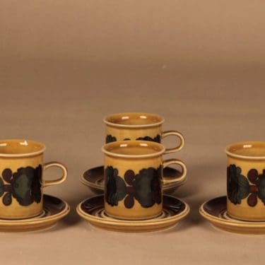 Arabia Otso coffee cup 4 pcs designer Raija Uosikkinen