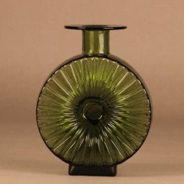 Riihimäen lasi Aurinkopullo Aurinkopullo, koko ¾, suunnittelija Helena Tynell, koko ¾