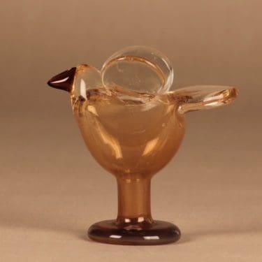 Nuutajärvi lintu , Sieppo, suunnittelija Oiva Toikka, Sieppo, signeerattu