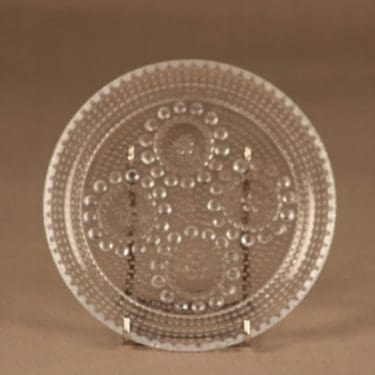 Riihimäen lasi Grapponia lautanen, 14.5 cm, suunnittelija Nanny Still, 14.5 cm