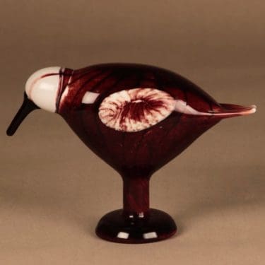 Nuutajärvi Vuosilintu 2010, Ruusunnuppu, suunnittelija Oiva Toikka, Ruusunnuppu, signeerattu, jalallinen