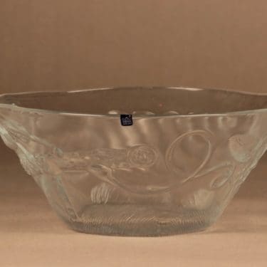 Nuutajärvi Pioni kulho, kirkas, suunnittelija ,