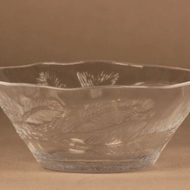 Nuutajärvi Pioni kulho, kirkas, suunnittelija ,