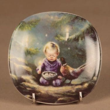 Arabia Sydänystävä wall plate Bird designer Sussi Anna Åberg