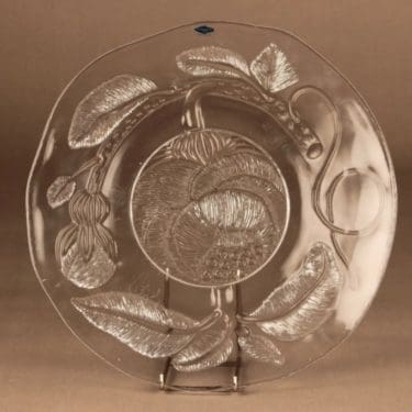 Nuutajärvi Pioni tarjoiluvati, 30.5 cm, suunnittelija Oiva Toikka, 30.5 cm