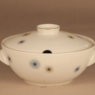 Arabia Jupiter terriini , pieni, suunnittelija Raija Uosikkinen, pieni, serikuva