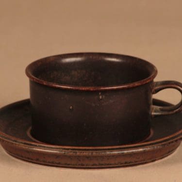 Arabia Ruska kaakaokuppi, ruskea, suunnittelija Ulla Procope,