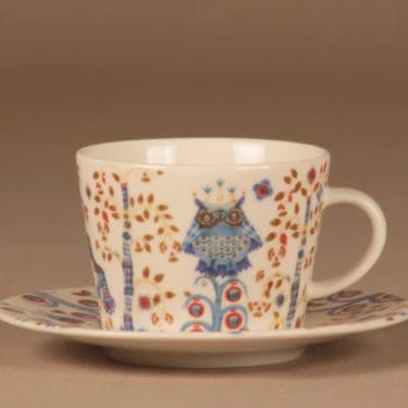 Arabia Taika teekuppi, monivärinen, suunnittelija Klaus Haapaniemi,