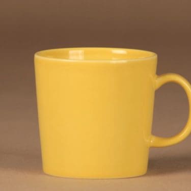 Arabia Teema muki, keltainen, suunnittelija Kaj Franck,