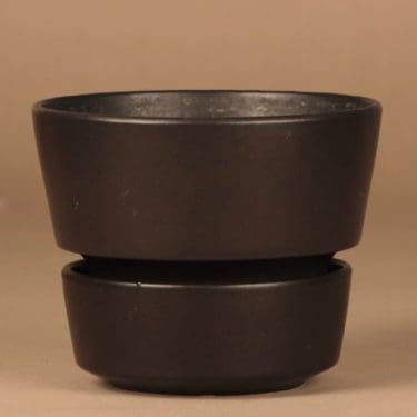 Arabia SL 3 flower pot, brown designer Richard Lindh