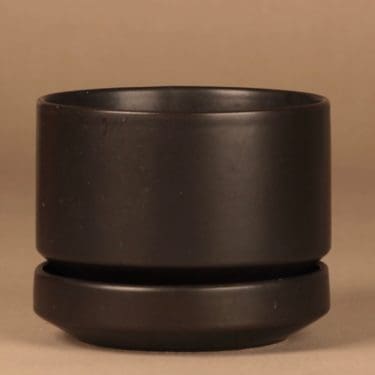 Arabia SN 1 kukkaruukku, ruskea, suunnittelija Richard Lindh,