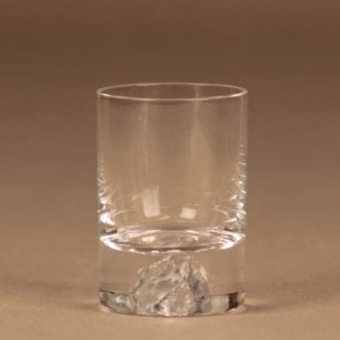 Nuutajärvi Himalaja snapsilasi, kirkas, suunnittelija Björn Weckström,