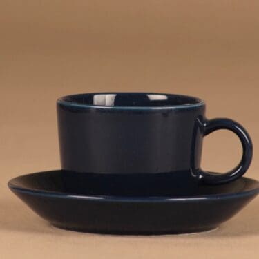 Arabia Teema kahvikuppi, sininen, suunnittelija Kaj Franck,