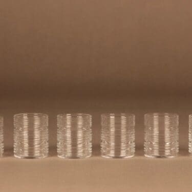 Nuutajärvi Rustica schnapps glass 6 pcs designer Kaj Franck