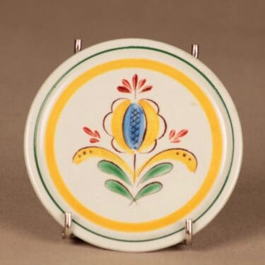 Arabia Allmoge koristelautanen, käsinmaalattu, suunnittelija tuntematon, käsinmaalattu