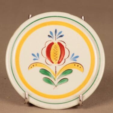 Arabia Allmoge koristelautanen, käsinmaalattu, suunnittelija tuntematon, käsinmaalattu