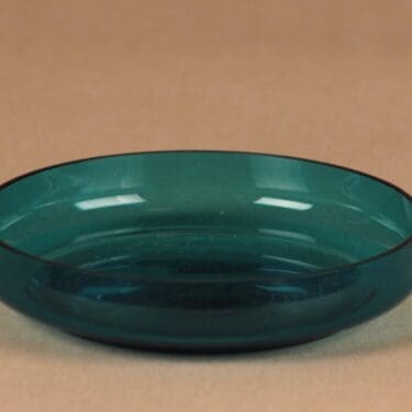 Riihimäen lasi Pomona lautanen, 13.8 cm, suunnittelija Helena Tynell, 13.8 cm