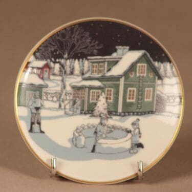 Arabia joululautanen, 11.8 cm, suunnittelija Tove Slotte, 11.8 cm