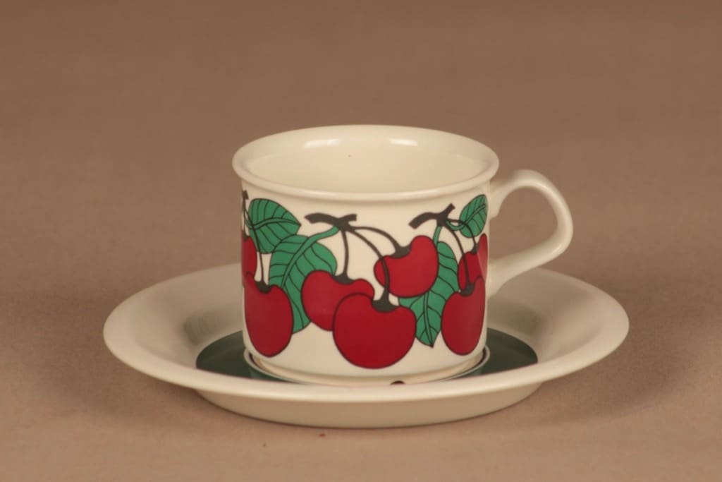 Arabia Kirsikka coffee cup 6 pcs designer Inkeri Seppälä 2