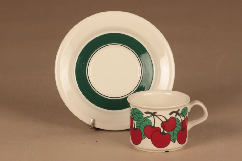 Arabia Kirsikka coffee cup 6 pcs designer Inkeri Seppälä 3