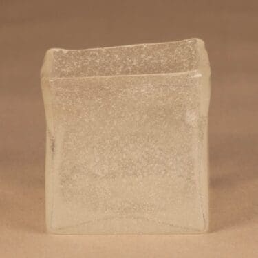 Nuutajärvi Iglu maljakko, kirkas, suunnittelija Oiva Toikka,