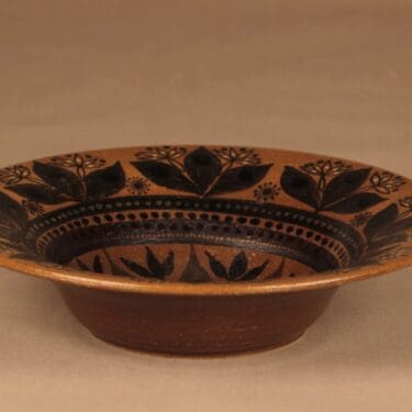 Arabia HLA kulho, käsinmaalattu, suunnittelija Hilkka-Liisa Ahola, käsinmaalattu, signeerattu