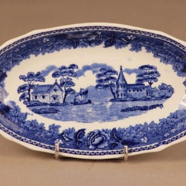 Arabia Maisema sillivati, sininen, suunnittelija tuntematon,