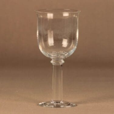 Nuutajärvi Arctica valkoviinilasi, kirkas, suunnittelija Inkeri Leivo,