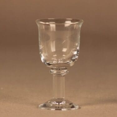 Nuutajärvi Arctica snapsilasi, kirkas, suunnittelija Inkeri Leivo,