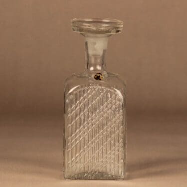 Riihimäen lasi Flindari karahvi, kirkas, suunnittelija Nanny Still,