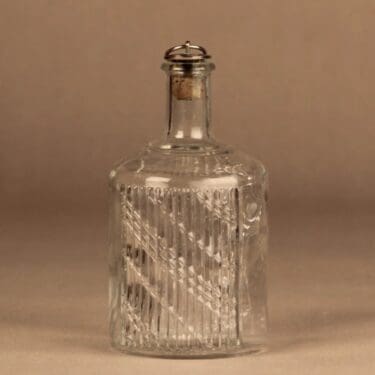 Riihimäen lasi Flindari karahvi, kirkas, suunnittelija Nanny Still,