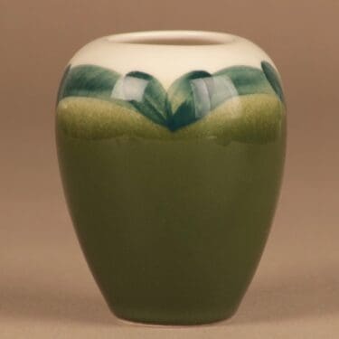 Arabia HLS maljakko, käsinmaalattu, suunnittelija Heljä Liukko-Sundström, käsinmaalattu, signeerattu