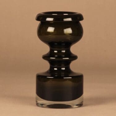 Riihimäen lasi Pompadour maljakko, vihreä, suunnittelija Nanny Still,