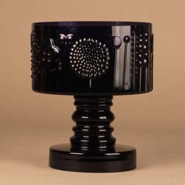 Nuutajärvi Flora malja, jalallinen, suunnittelija Oiva Toikka, jalallinen