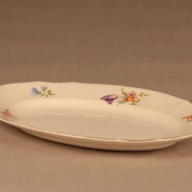 Arabia Kesäkukka tarjoiluvati, monivärinen, suunnittelija , kukka, siirtokuva