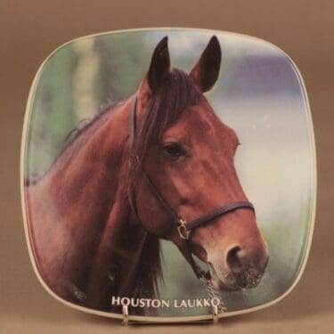 Arabia Suomen Hippos Vuosilautanen 1995, Ori Houston Laukko, suunnittelija , Ori Houston Laukko, hevosaihe, tilaustyö, numeroitu