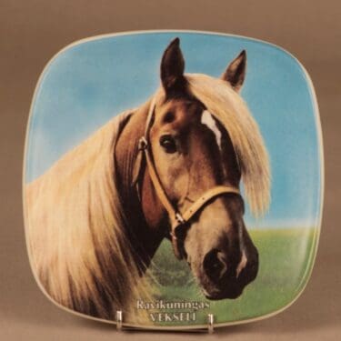 Arabia Suomen Hippos Vuosilautanen 1989, Ori Vekseli, suunnittelija , Ori Vekseli, hevosaihe, tilaustyö, numeroitu