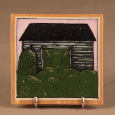 Arabia HLS seinätaulu Lato ja heinäseiväs suunnittelija Heljä Liukko-Sundström