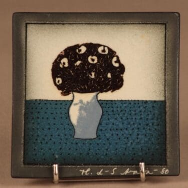 Arabia HLS seinätaulu Puketti suunnittelija Heljä Liukko-Sundström