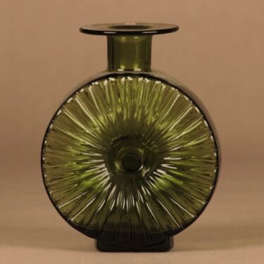 Riihimäen lasi Aurinkopullo koristepullo, koko 2/4, suunnittelija Helena Tynell, koko 2/4