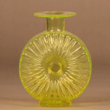 Riihimäen lasi Aurinkopullo koristepullo, koko 2/4, suunnittelija Helena Tynell, koko 2/4