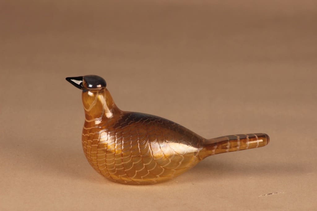 Nuutajärvi lintu , Karjalan kultakäkönen, suunnittelija Oiva Toikka, Karjalan kultakäkönen kuva 2