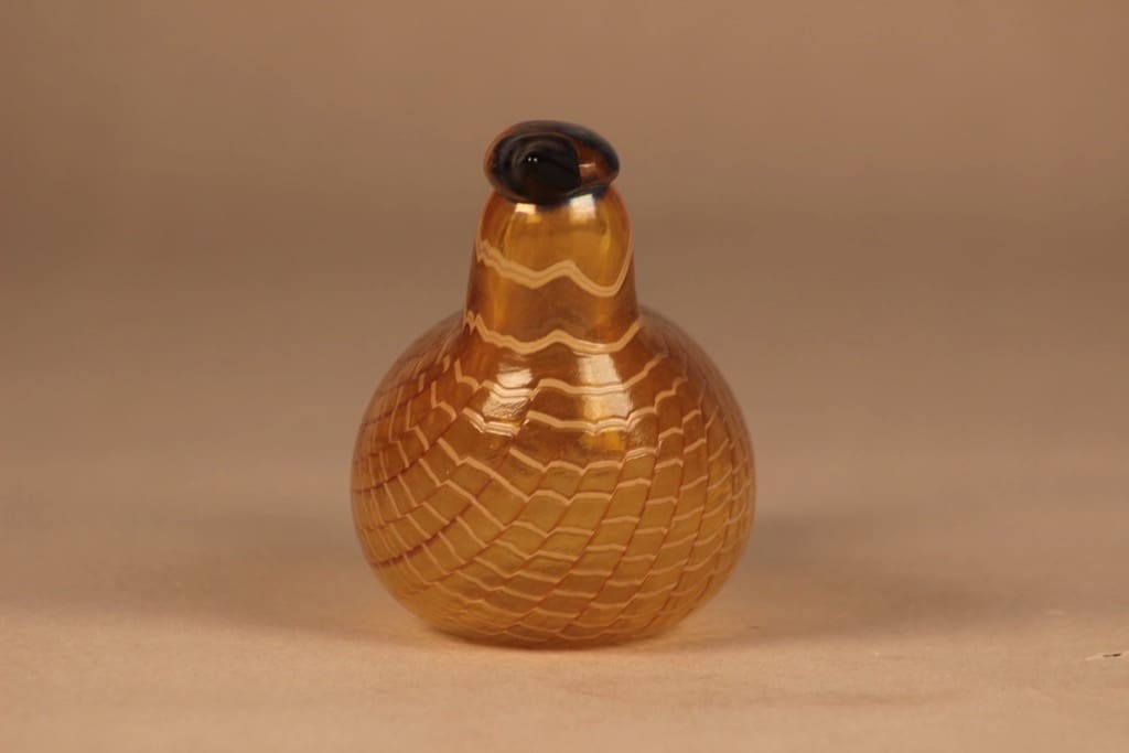 Nuutajärvi lintu , Karjalan kultakäkönen, suunnittelija Oiva Toikka, Karjalan kultakäkönen kuva 3