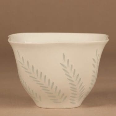 Arabia FK/5 maljakko, riisiposliini, suunnittelija Friedl Holzer-Kjellberg, riisiposliini, signeerattu