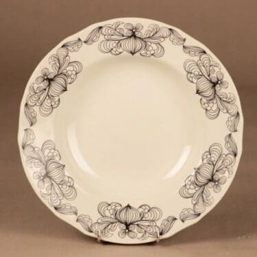 Arabia Sipuli lautanen , syvä, suunnittelija Esteri Tomula, syvä