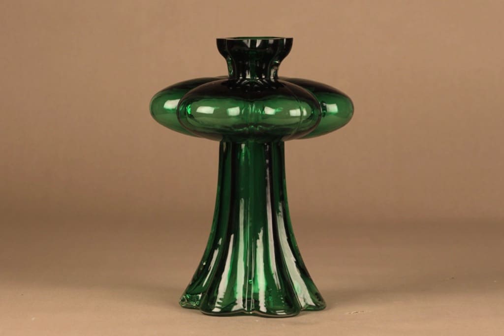 Riihimäen lasi Päivänkukka maljakko, suuri, suunnittelija Helena Tynell, suuri